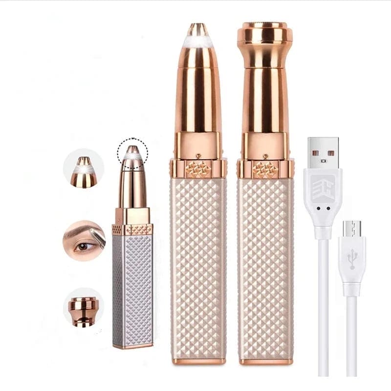 2 In 1 Facial Epilator, New Electric Eyebrow Trimmer, Portable Hair Remover, Painless Shaver for Women Bod, Facial Eyebrow Trimmer, USB Rechargeable Hair Shaving Device 2 In 1 Facial Epilator, New Electric Eyebrow Trimmer, Portable Hair Remover, Painless Shaver for Women Bod, Facial Eyebrow Trimmer, USB Rechargeable Hair Shaving Device